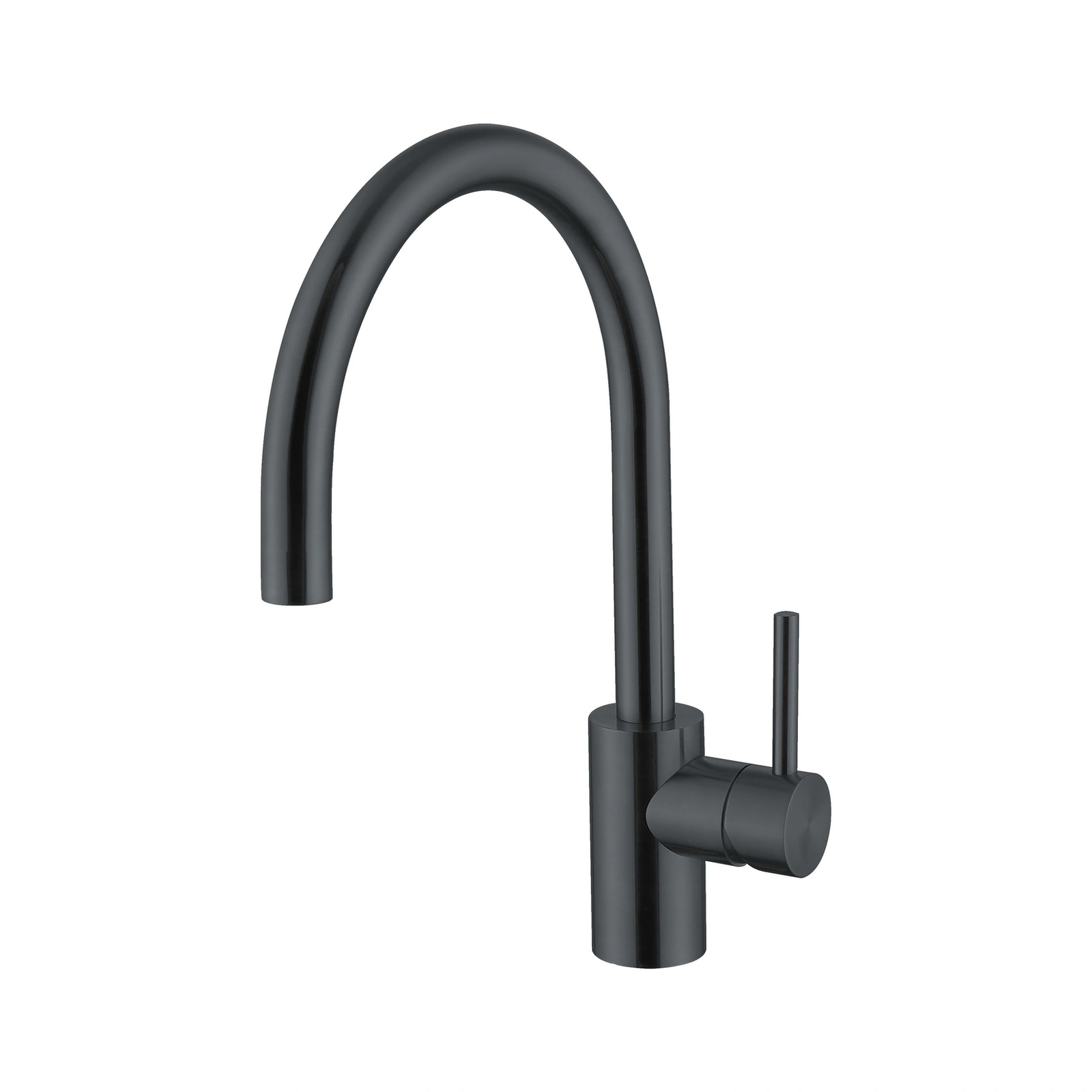 C1-EK192 kitchen faucet, matte black appearance reference