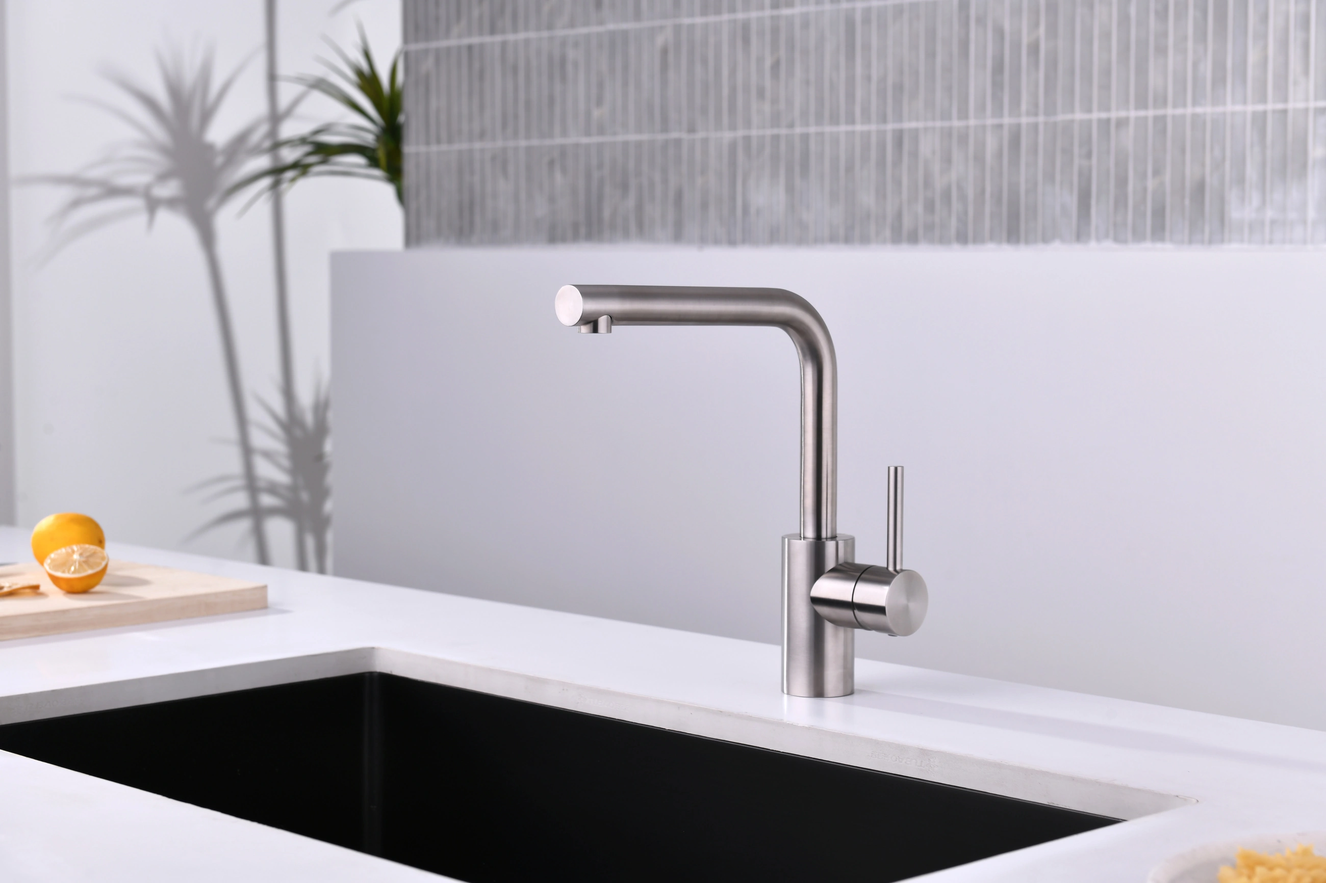 C1-EK195 kitchen faucet in a catalog kitchen setting; application reference