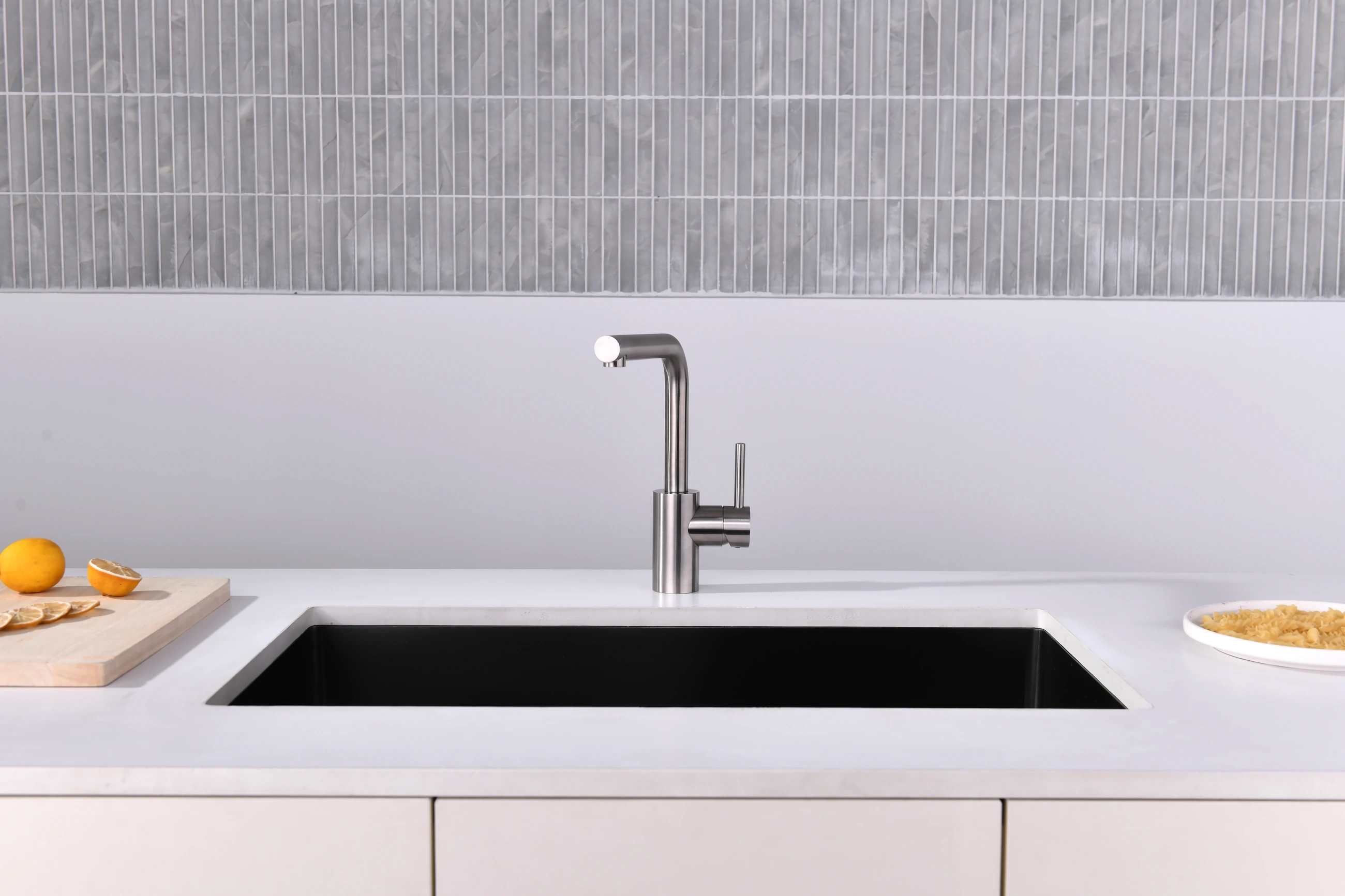 C1-EK195 kitchen faucet in a catalog kitchen setting, view 1; application reference