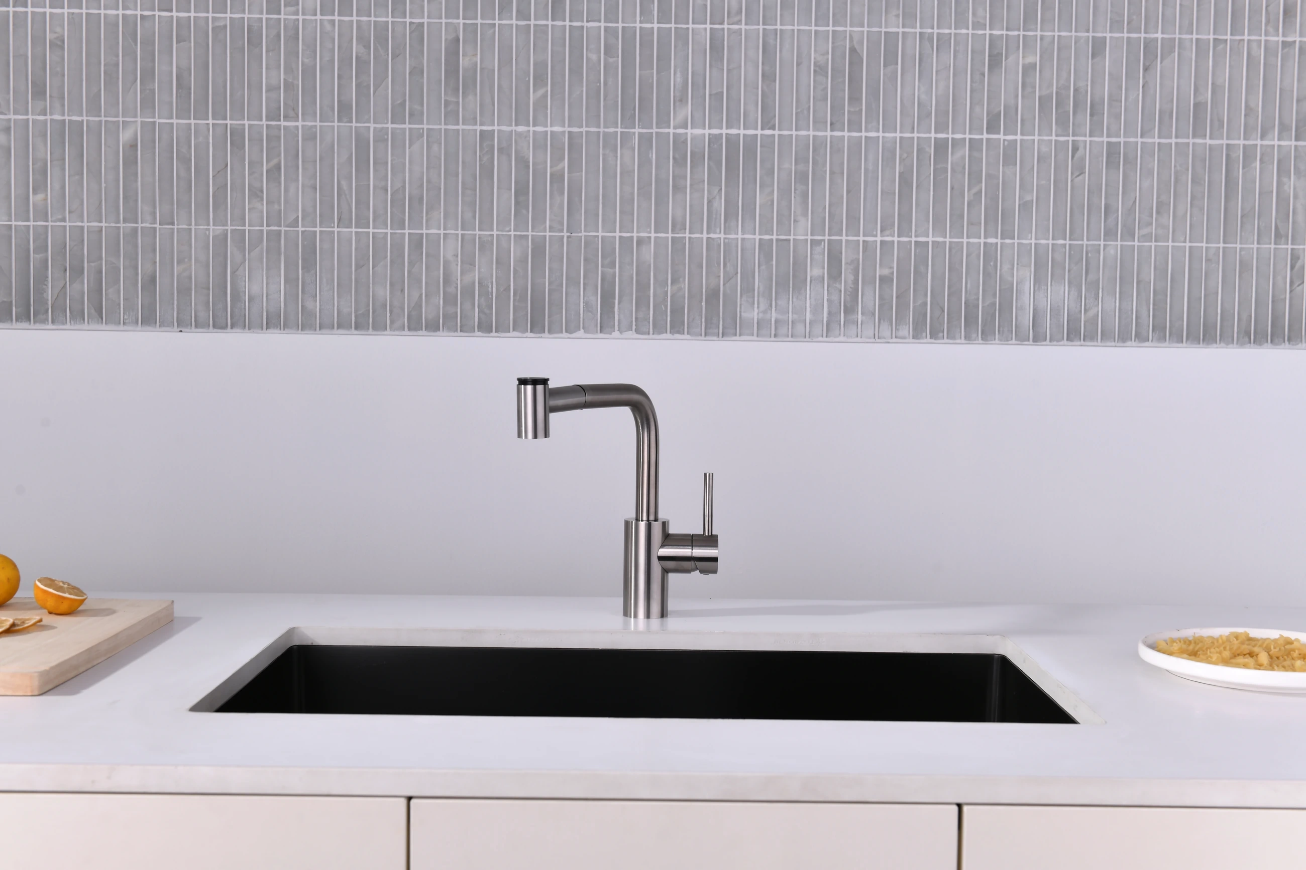 C2-EK191 kitchen faucet in a catalog kitchen setting, view 1; application reference