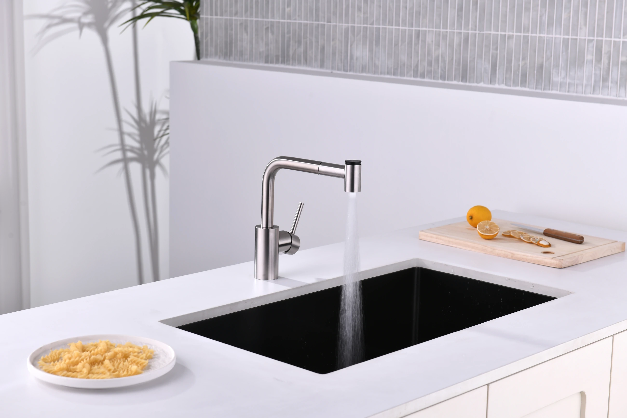 C2-EK191 kitchen faucet in a catalog kitchen setting, view 2; application reference