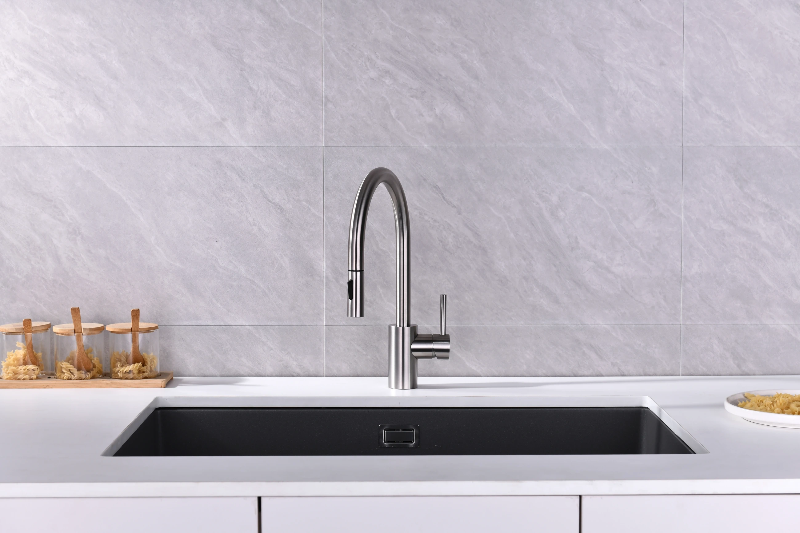 C2-EK192 kitchen faucet in a catalog kitchen setting, view 1; application reference