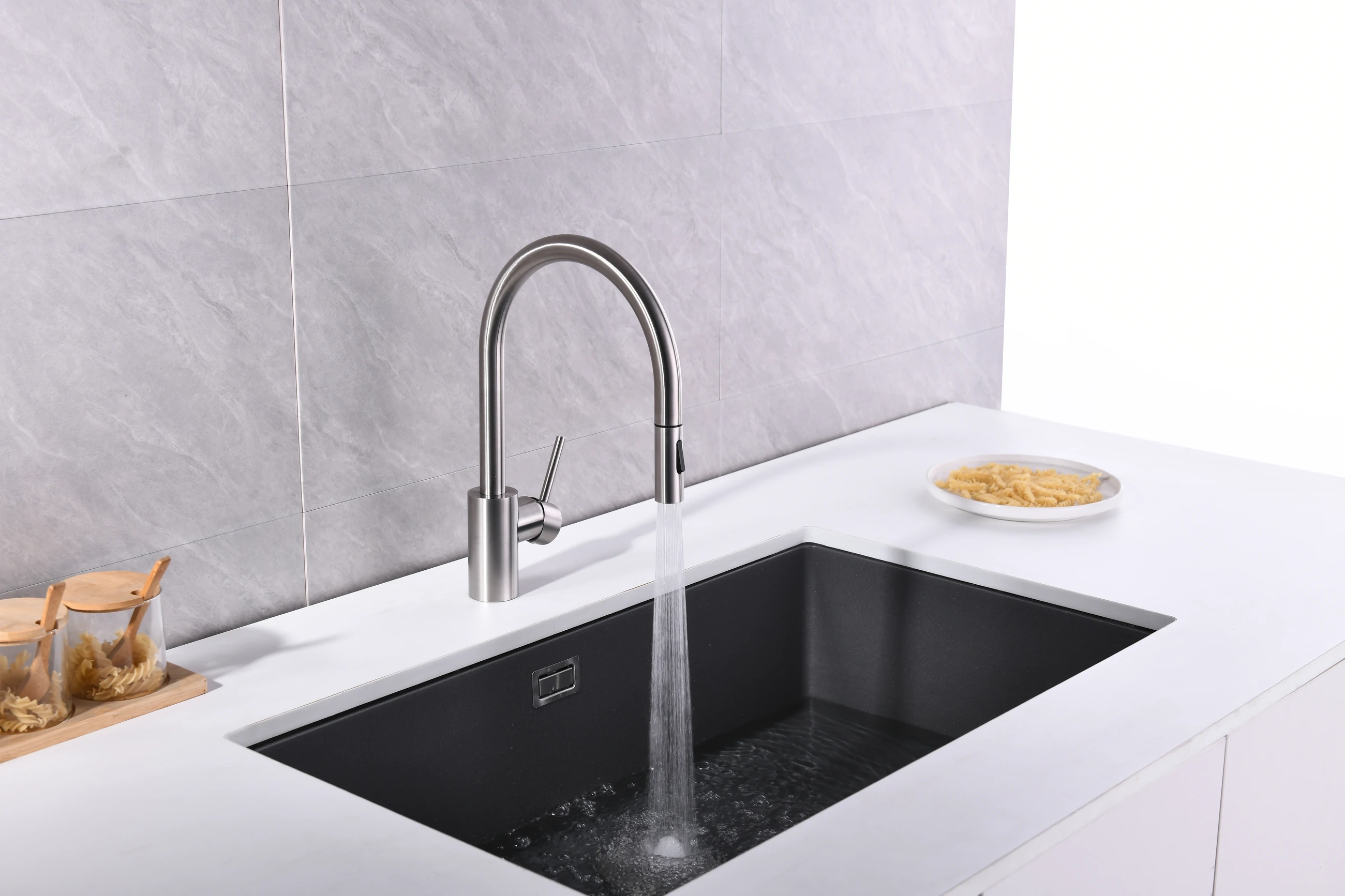 C2-EK192 kitchen faucet in a catalog kitchen setting, view 2; application reference