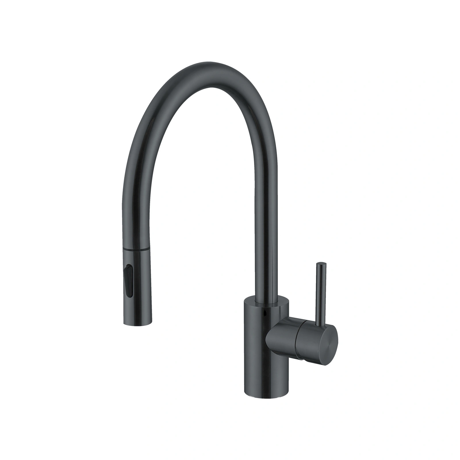 C2-EK192 kitchen faucet, matte black appearance reference