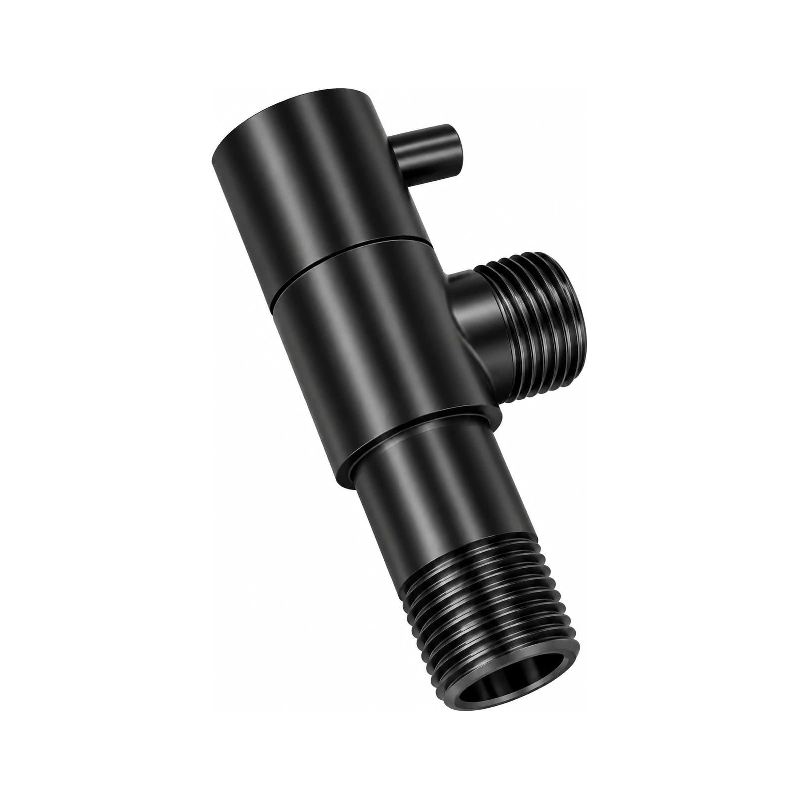 P1-HR016 angle valve: matte black appearance reference