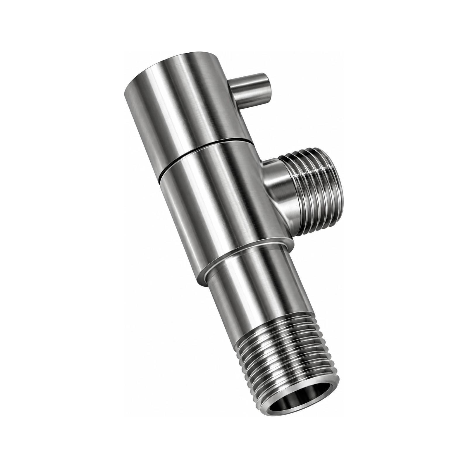 P1-HR016 angle valve: brushed appearance reference